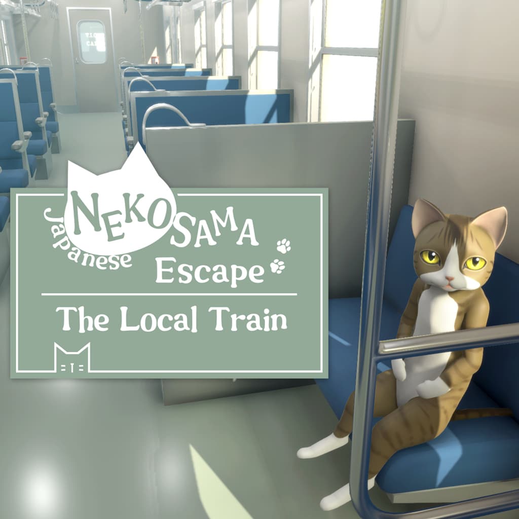 Japanese NEKOSAMA Escape The Local Train