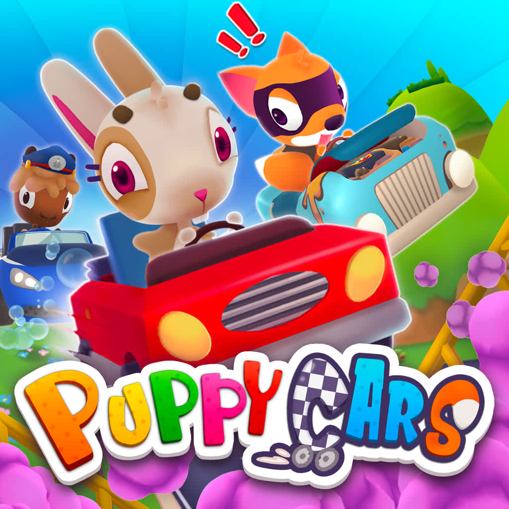 Puppy Cars: Jogos para Crianças, Aventuras e carros com Animais