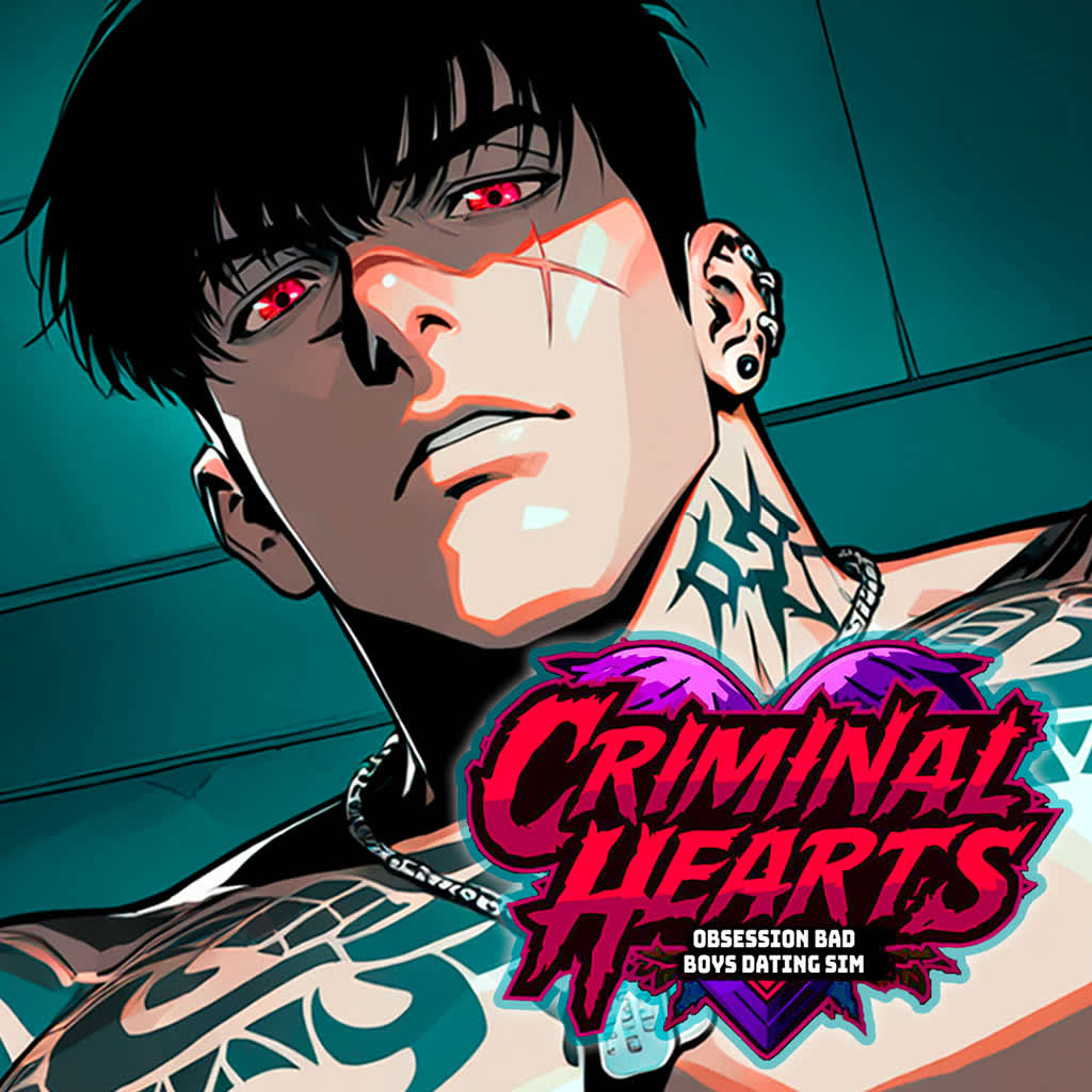 Copertina di Criminal Hearts: Obsession Bad Boys Dating Sim