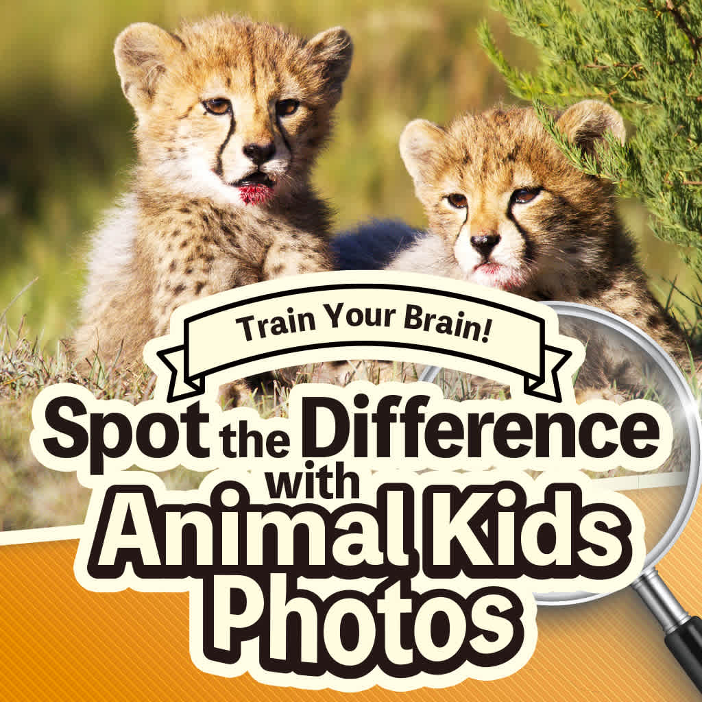 Train Your Brain! Spot the Difference with Animal Kids Photos