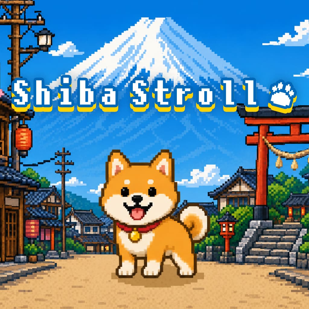 Okładka gry Shiba Stroll: Brain Puzzles Around Town na Nintendo Switch