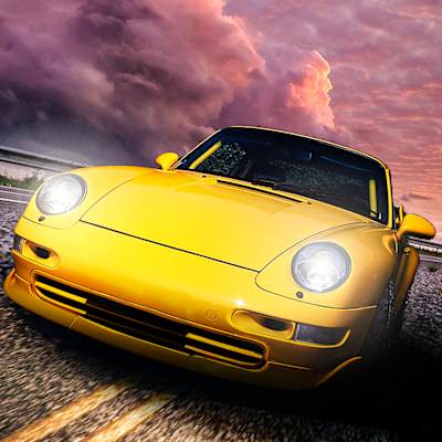 Racing in Car - Night Traffic Highway Driving Games Mechanic Simulator 2023 for Kids