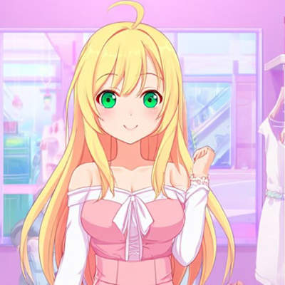 Anime Girl Kawaii High School Dress UP