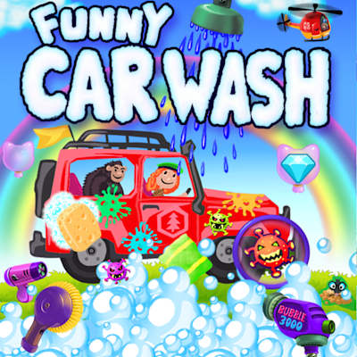 Funny Car Wash - Trucks & Cars Game Garage for Kids & Toddlers