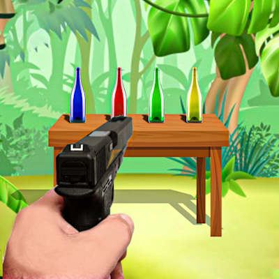 Counter Bottle Shooter-Pro Aim Master Target Bottle Shoot 3D Game Strike Pistol