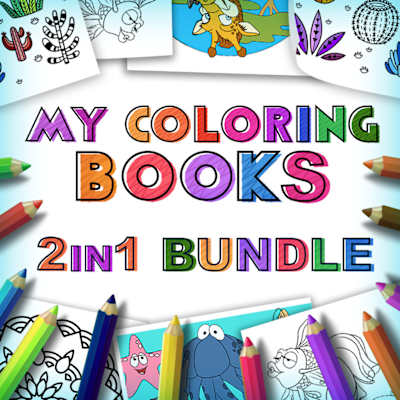My Coloring Books - 2 in 1 Bundle