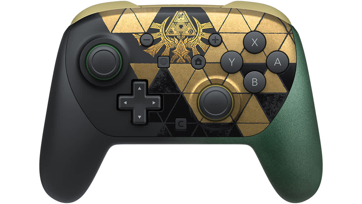 Nintendo Switch 2 Pro Controller The Legend of Zelda 40th Anniversary Edition – prednji prikaz