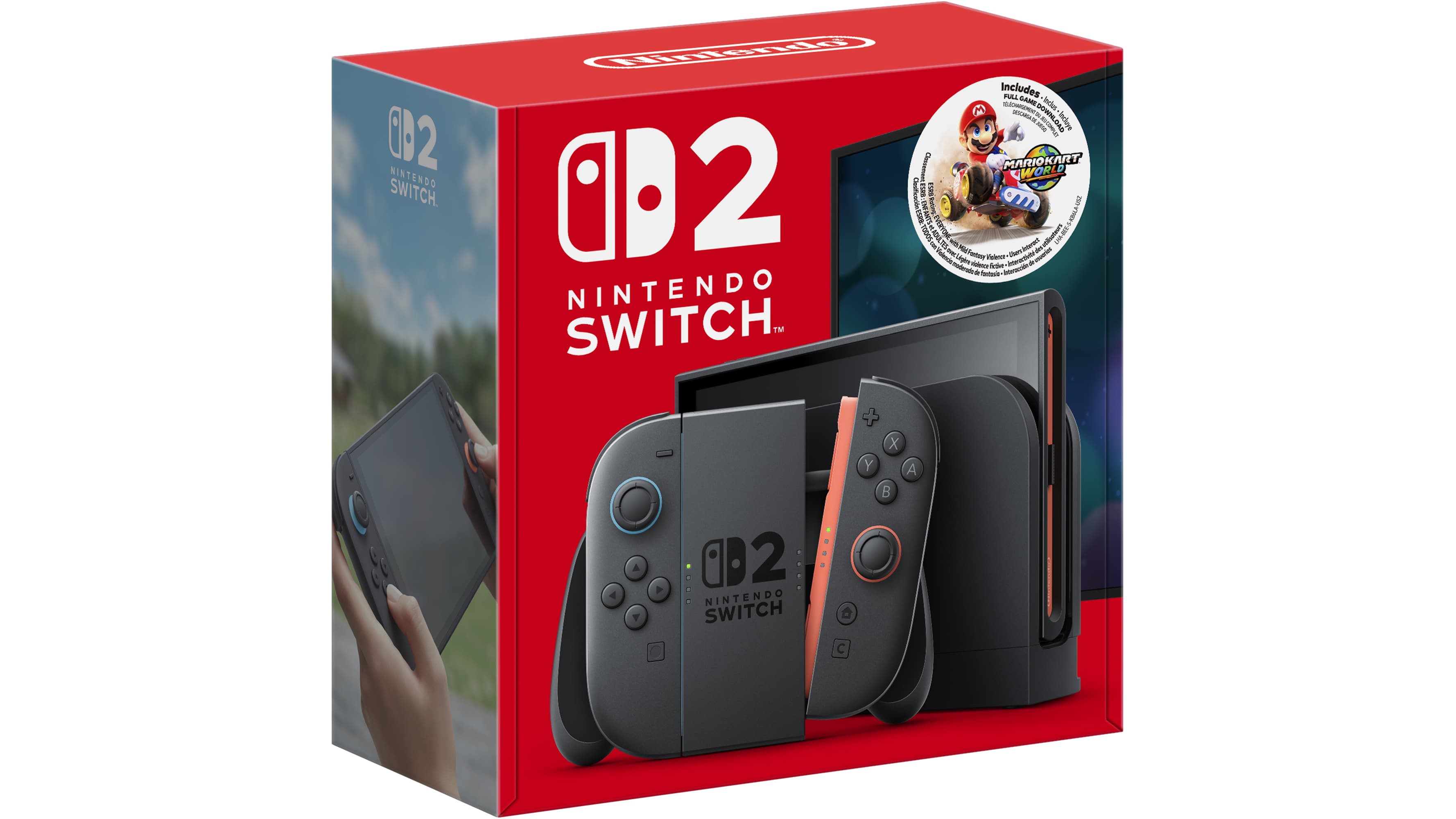 Nintendo Switch 2 com Joy-Con 2 e base