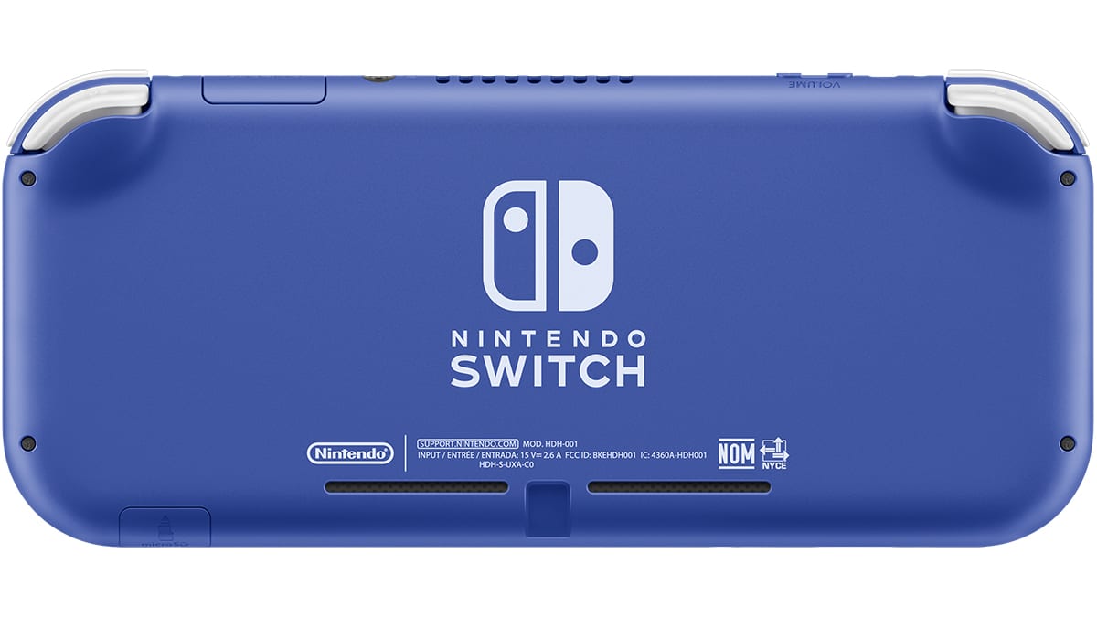 Nintendo switch lite blue zadnja stran konzole