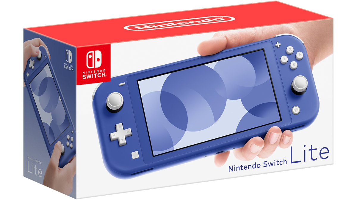 Nintendo switch lite blue embalaža in konzola