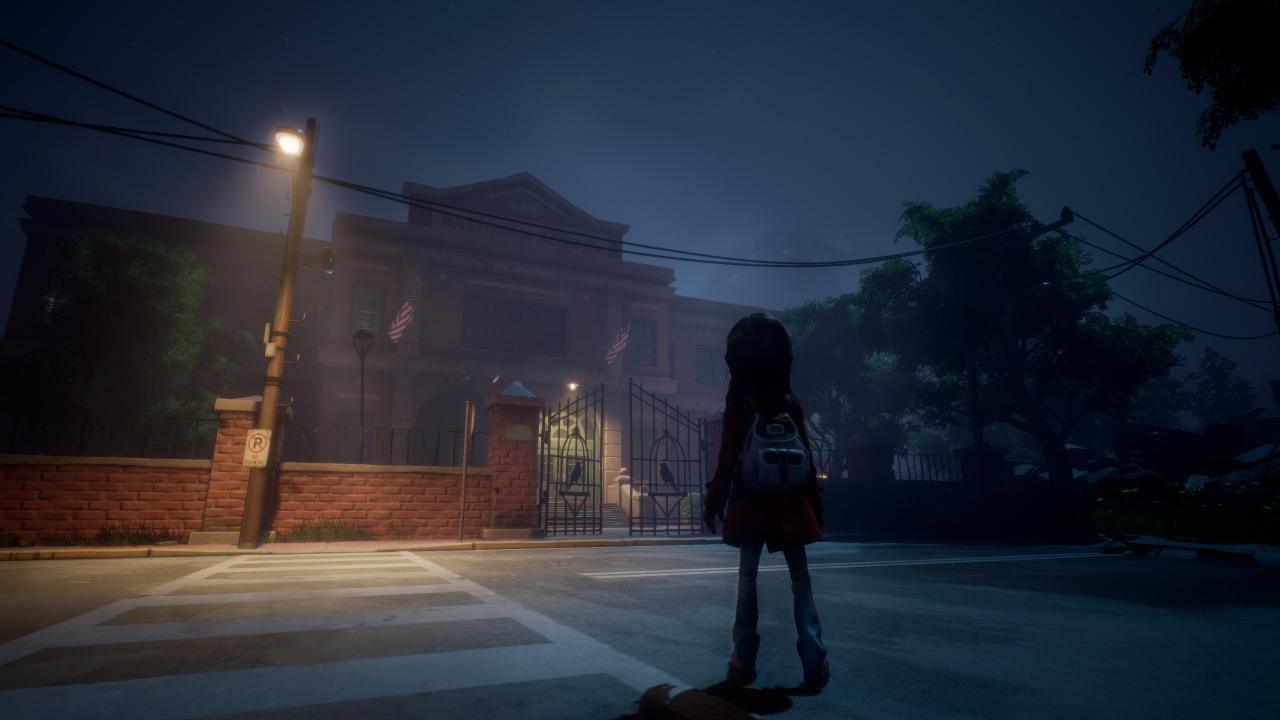 Night exterior environment in GYLT highlighting the moody atmosphere