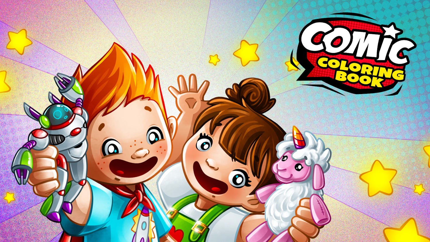 Comic Coloring Book for Nintendo Switch - Nintendo
