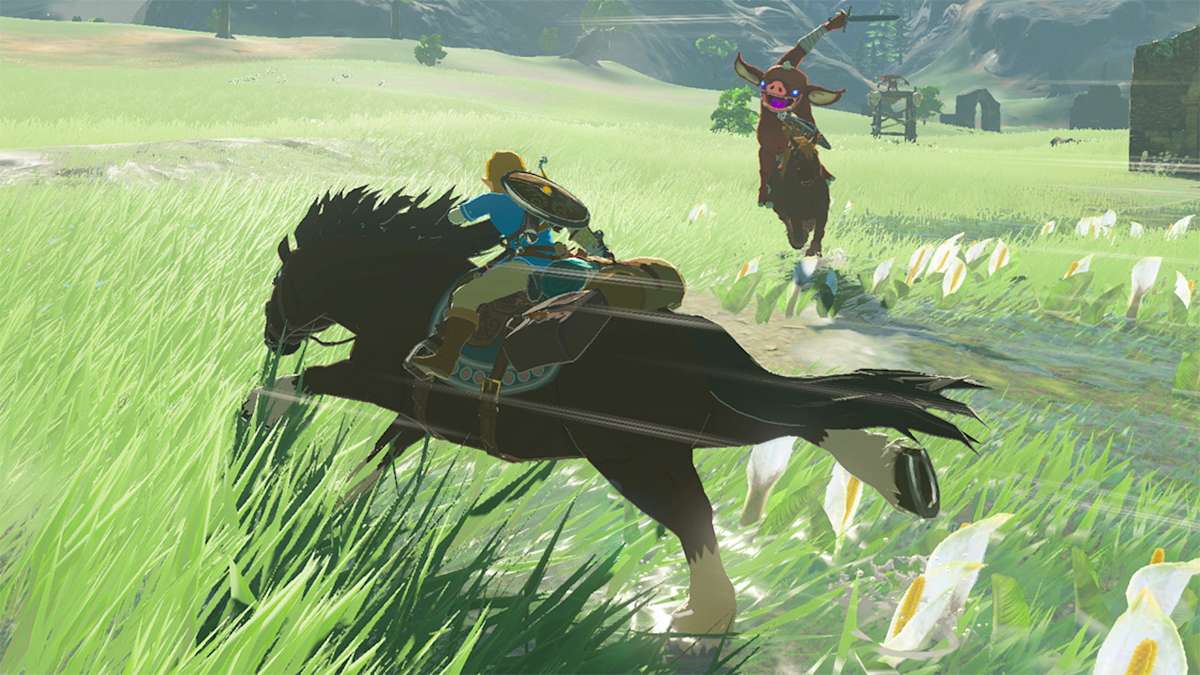 The Legend of Zelda: Breath of the Wild gameplay on Switch