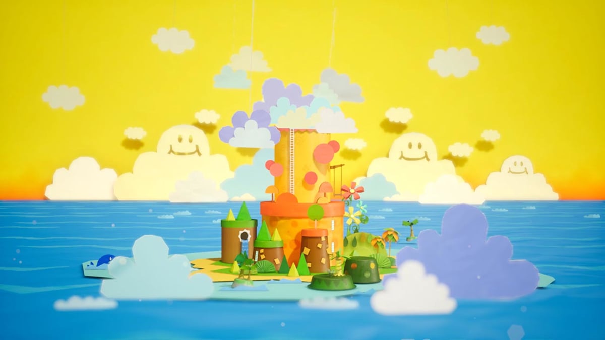 Yoshi's Crafted World gameplay on Switch