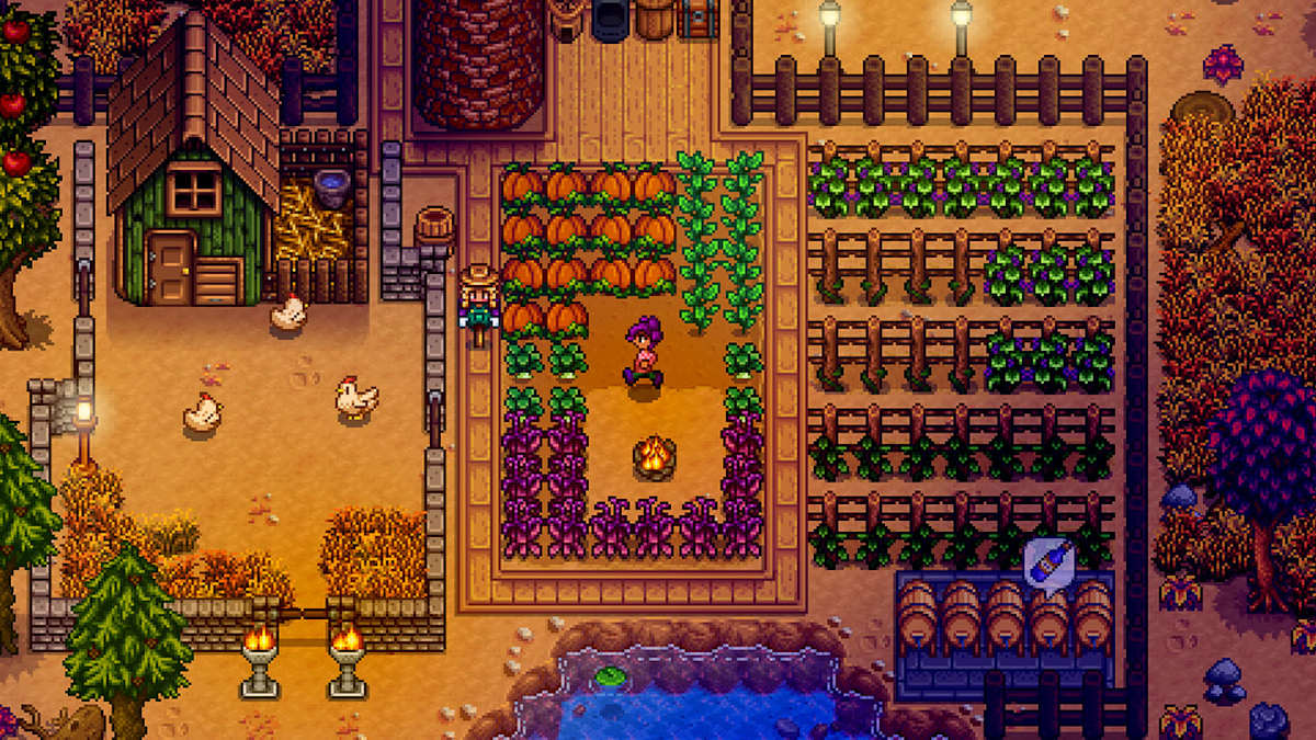 Stardew Valley gameplay on Switch