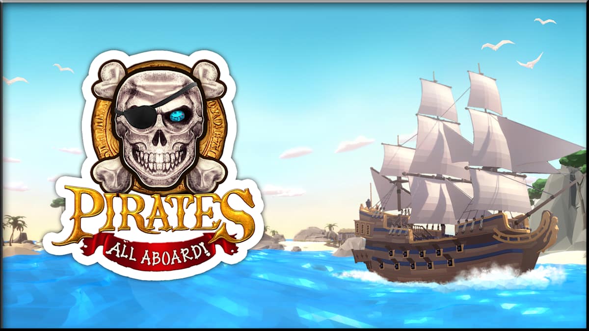 Pirates: All Aboard! key art, Switch