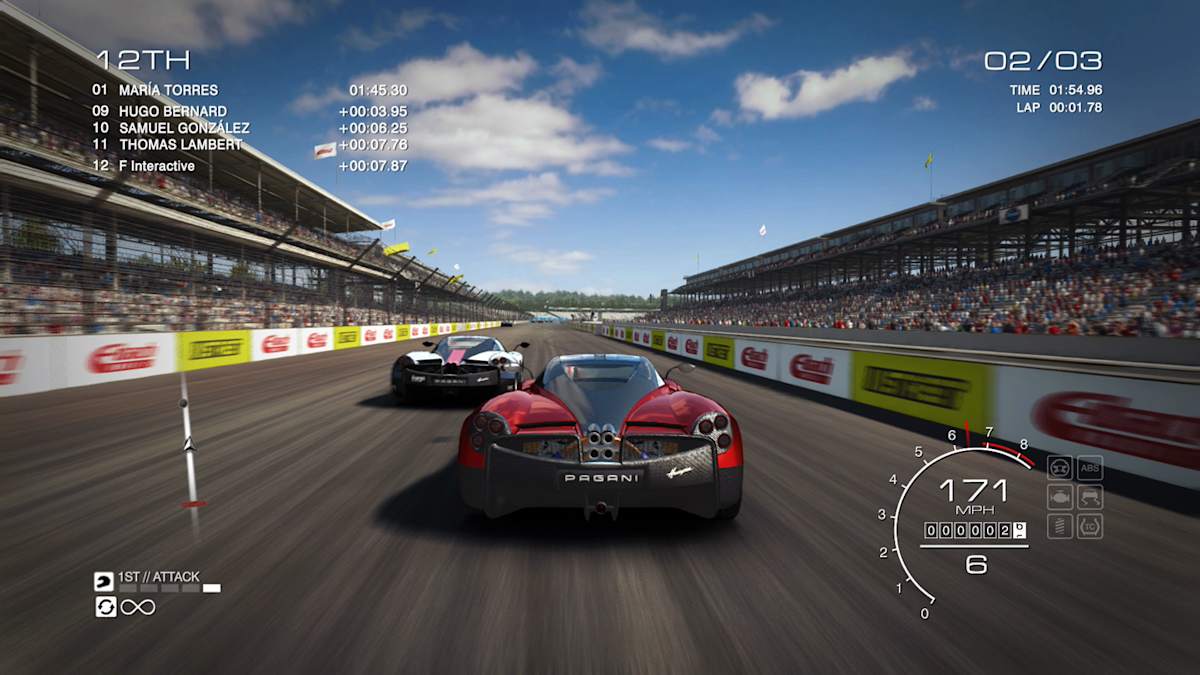 GRID Autosport gameplay on Switch