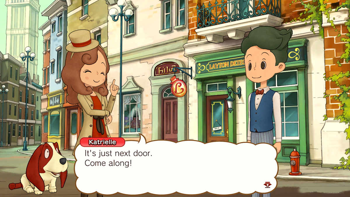 LAYTON’S MYSTERY JOURNEY: Katrielle and the Millionaires’ Conspiracy gameplay on Switch