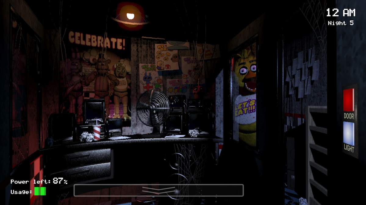 Five Nights at Freddy's gameplay on Switch