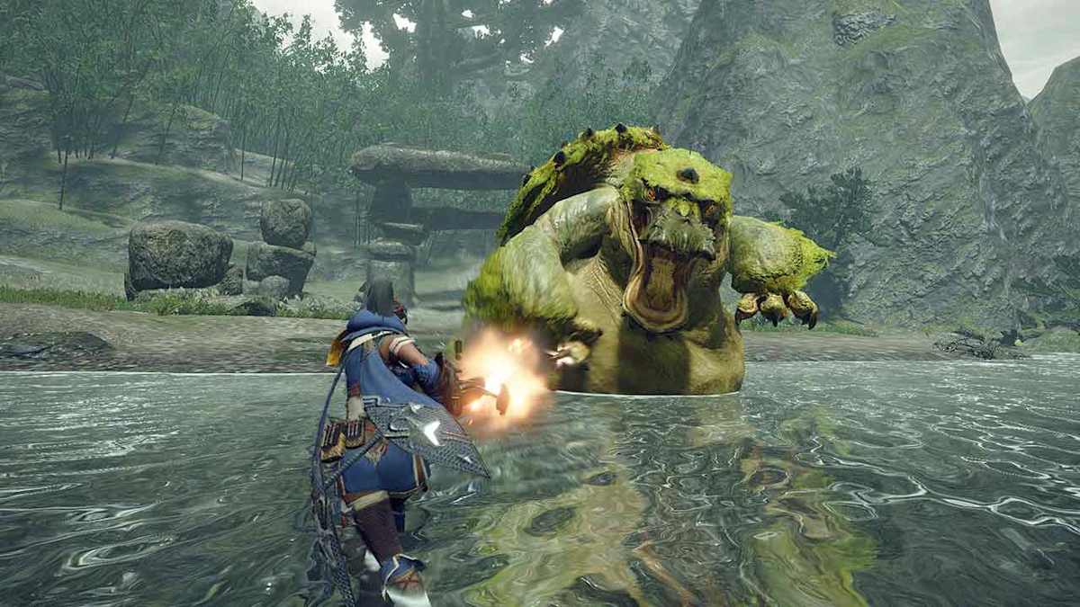 MONSTER HUNTER RISE gameplay on Switch