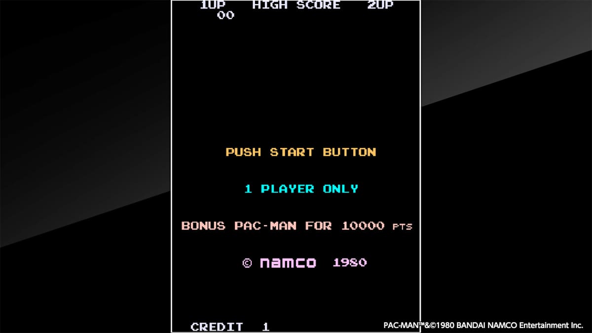 Arcade Archives PAC-MAN gameplay on Switch