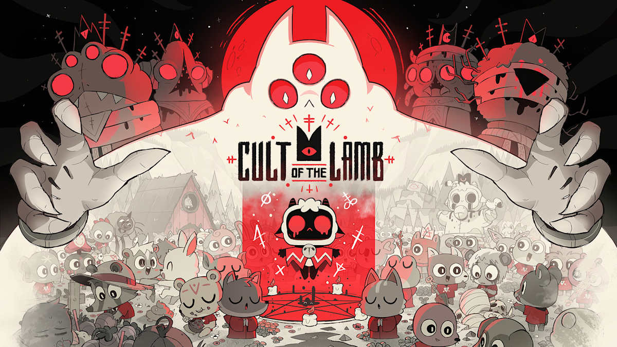Cult of the Lamb key art, Switch