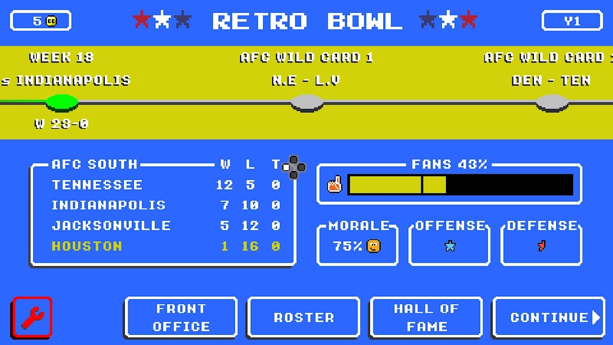 Retro Bowl, screenshot 4