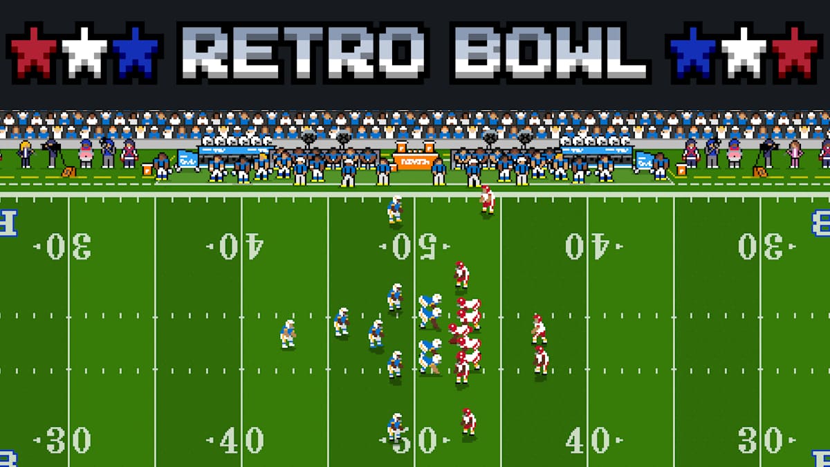 Retro Bowl key art, Switch