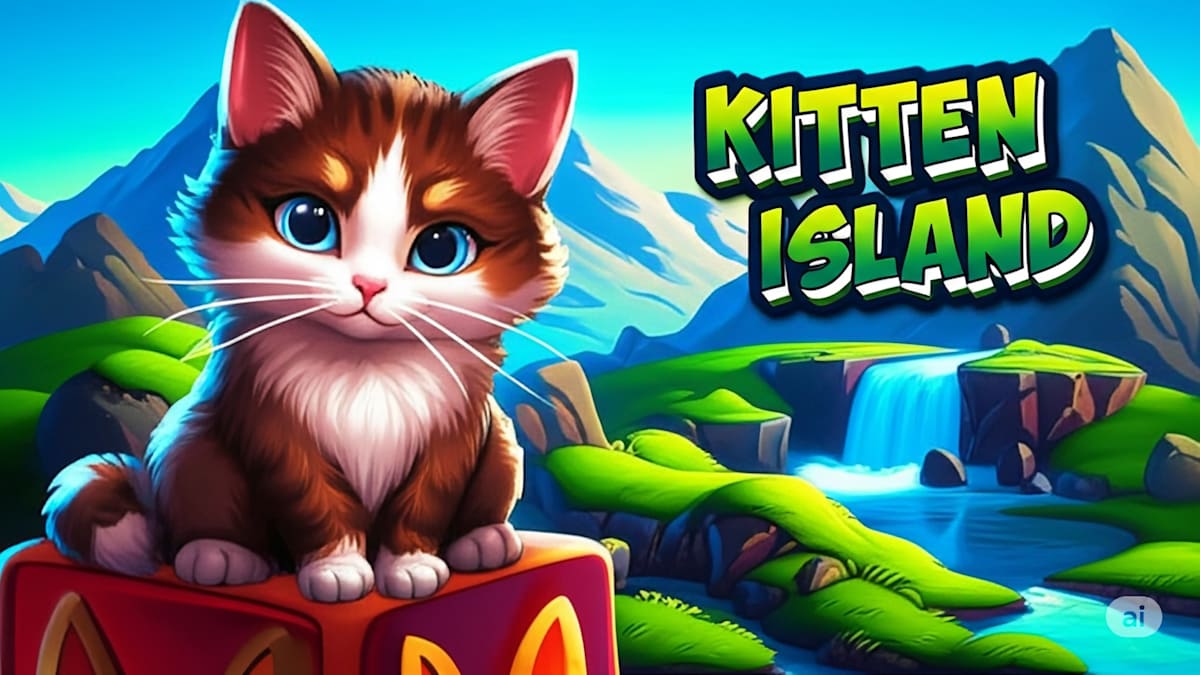 Kitten Island key art, Switch