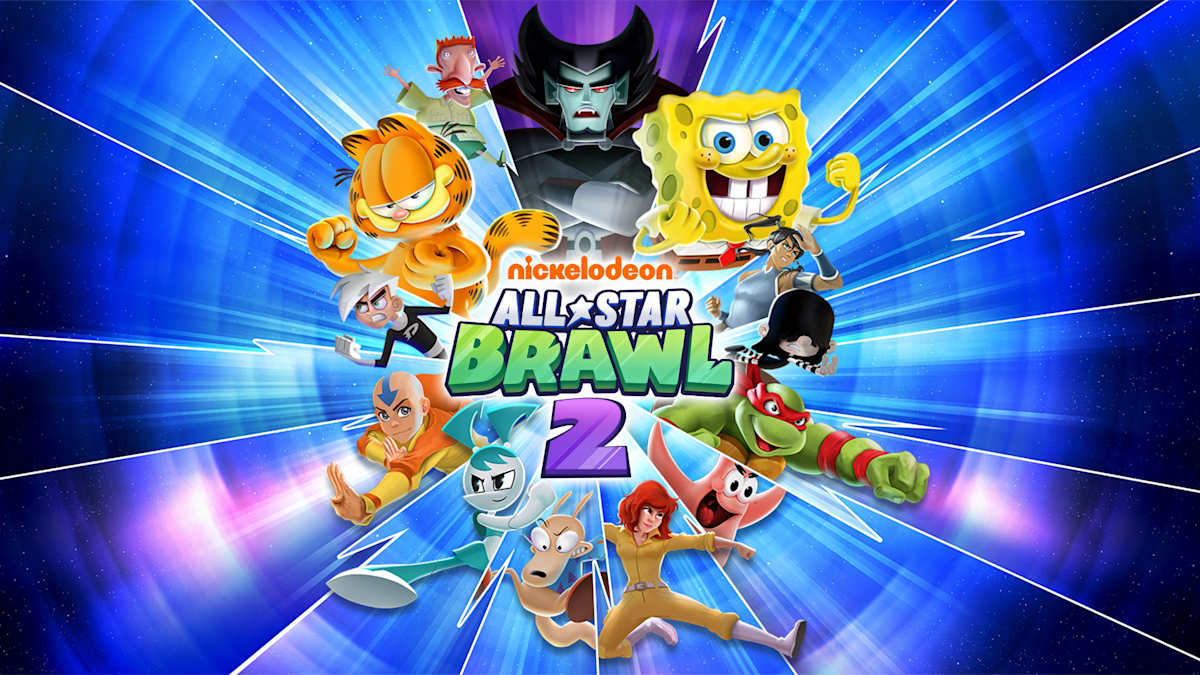 Nickelodeon All-Star Brawl 2 key art, Switch