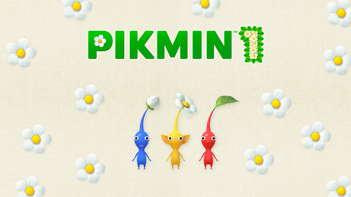 Pikmin 1 key art, Switch