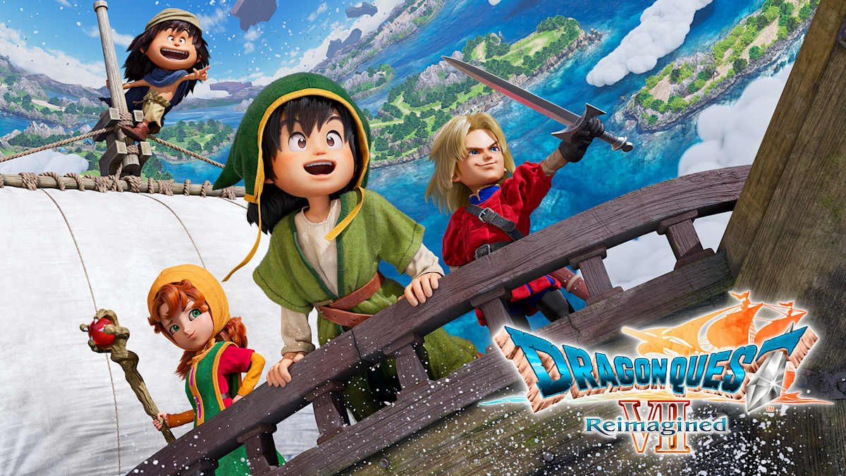 DRAGON QUEST VII Reimagined key art, Switch