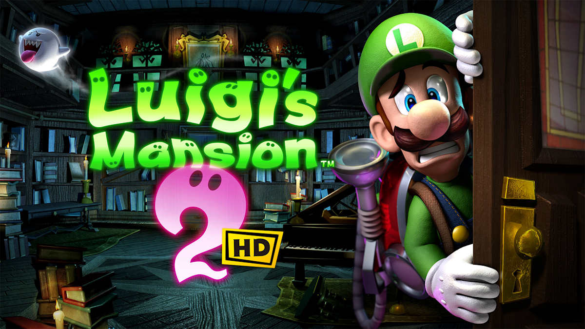 Luigi's Mansion 2 HD key art, Switch