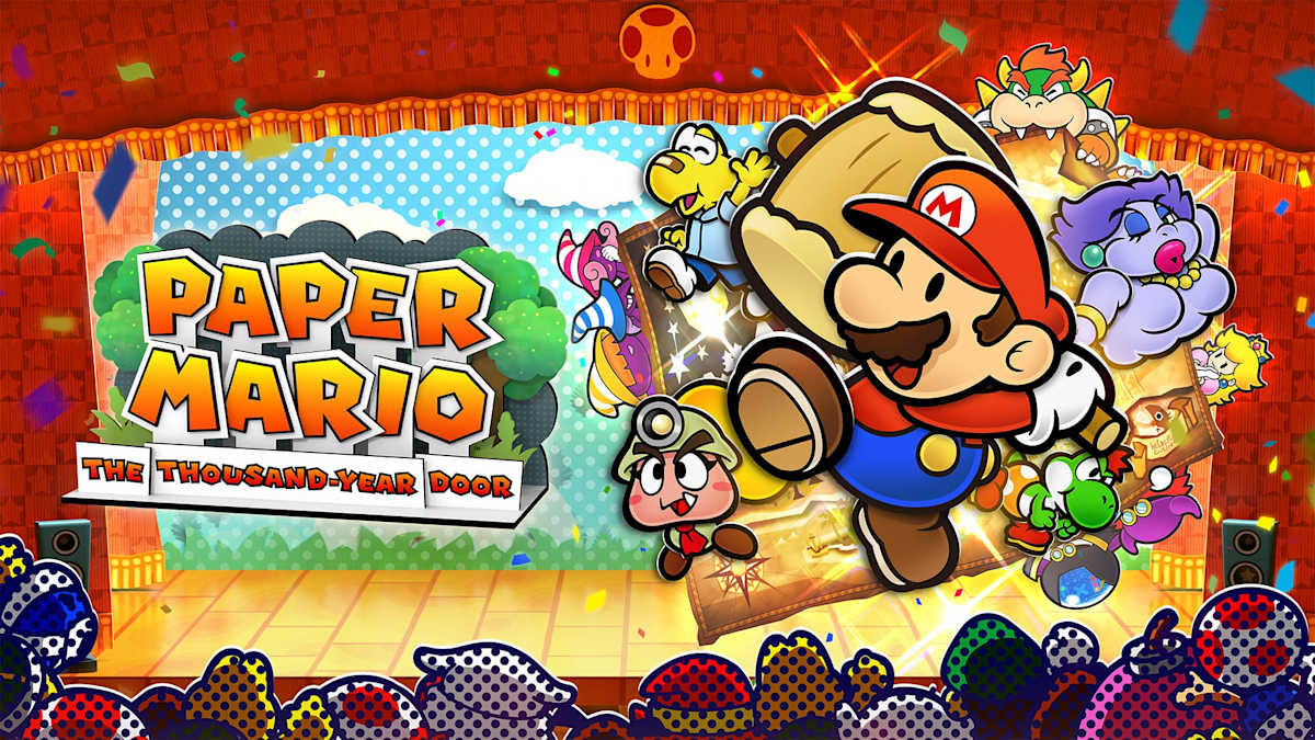 Paper Mario: The Thousand-Year Door key art, Switch