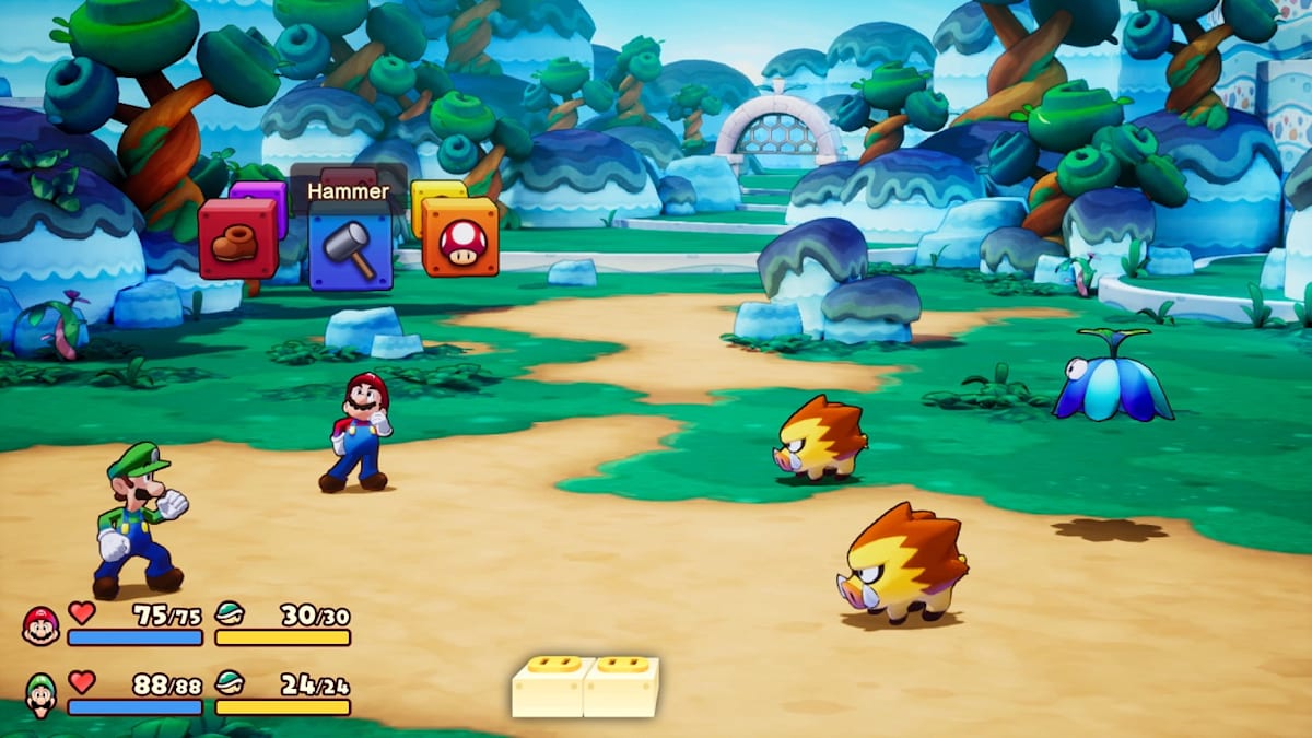 Mario & Luigi: Brothership gameplay on Switch