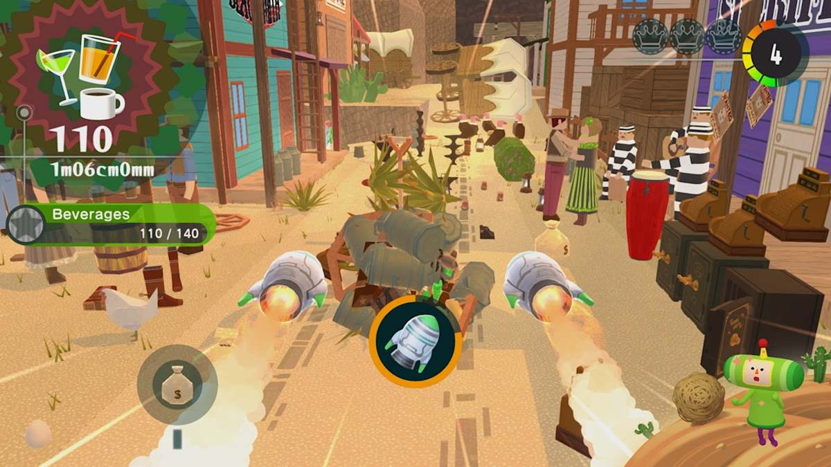 Once Upon A KATAMARI gameplay on Switch