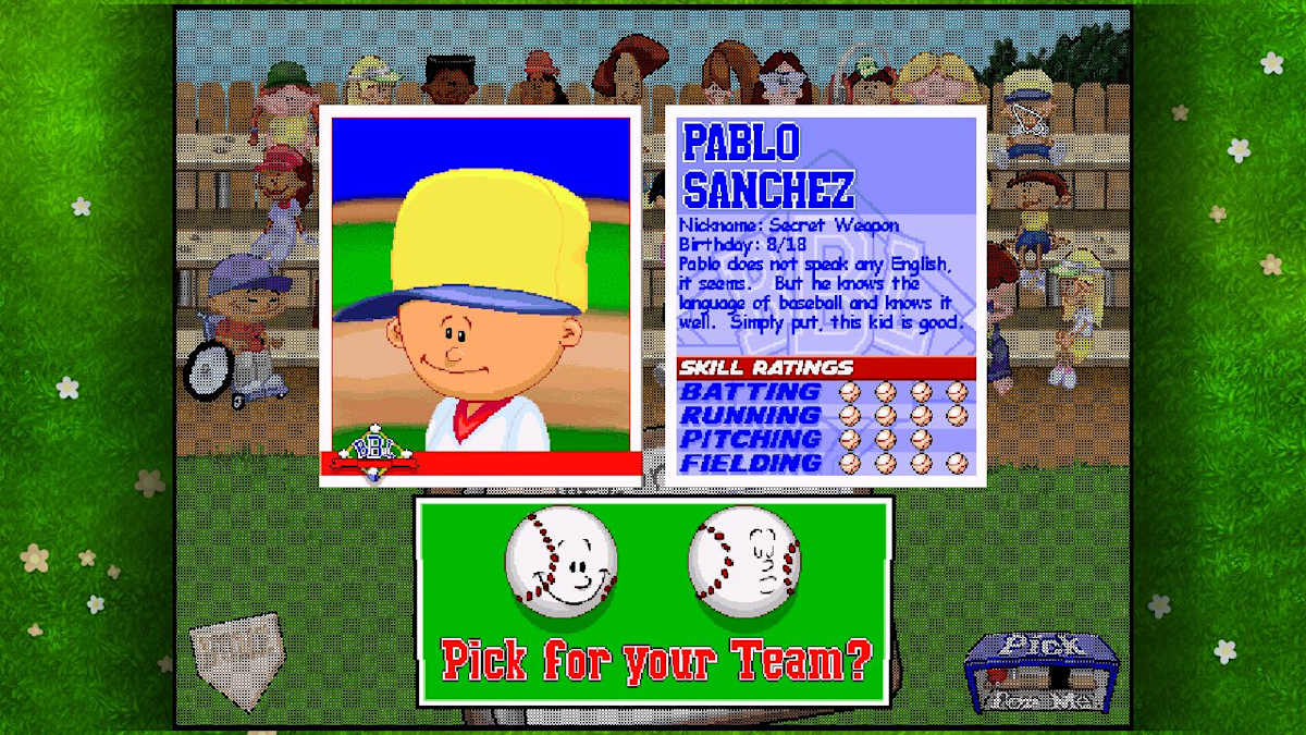 Backyard Baseball '97, screenshot 3