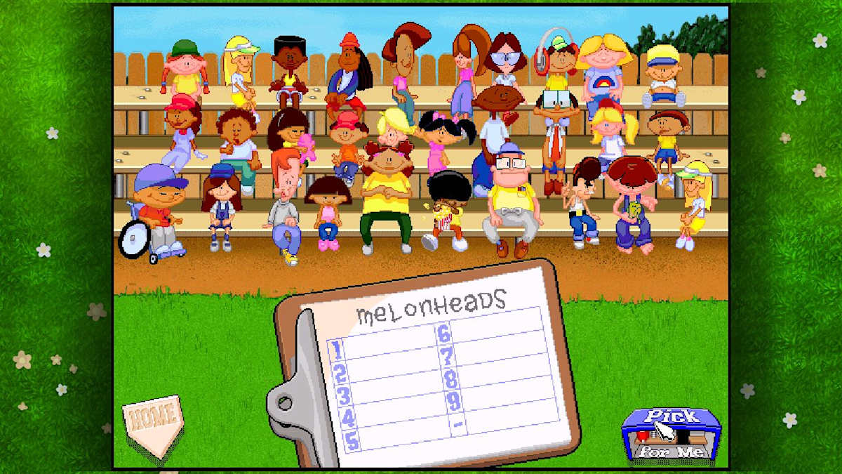 Backyard Baseball '97 gameplay on Switch