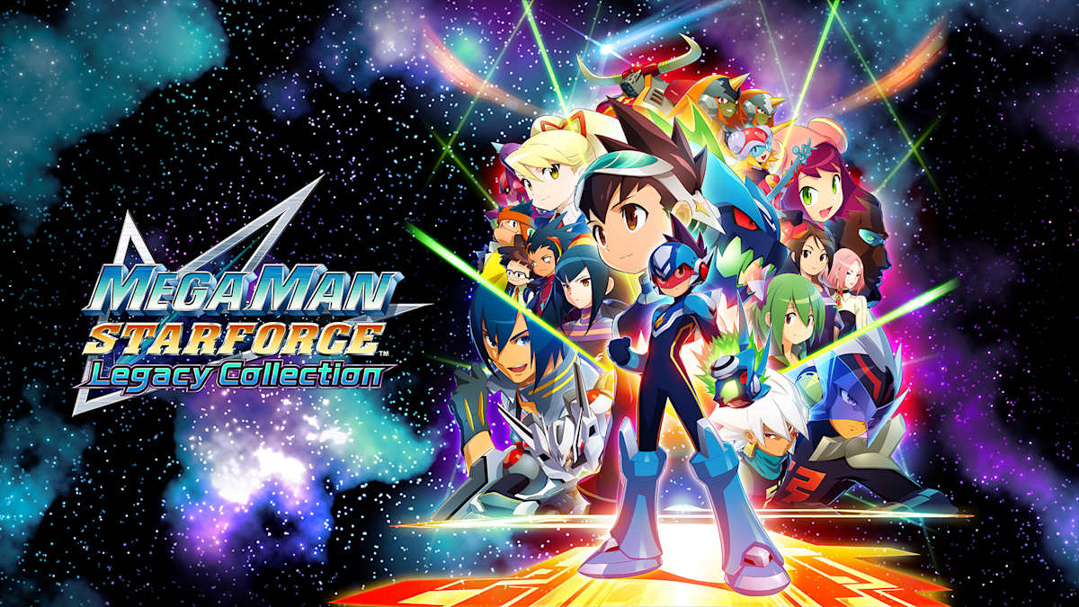 Mega Man Star Force Legacy Collection key art, Switch