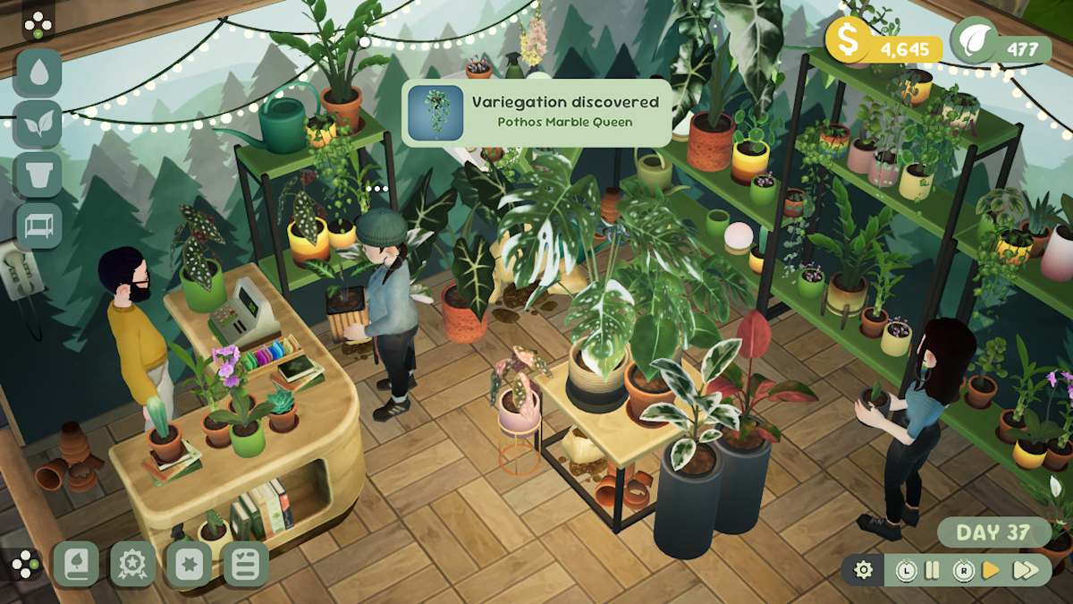 Leafy Corner gameplay on Switch
