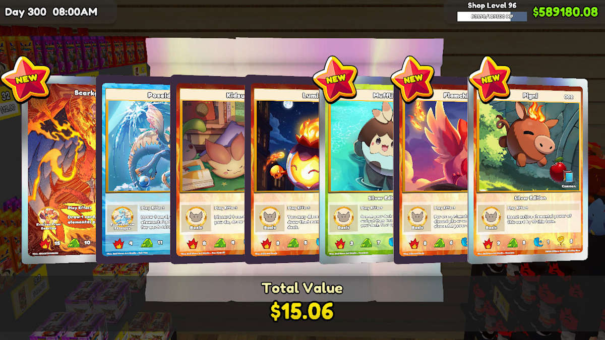 TCG Card Shop Simulator gameplay on Switch