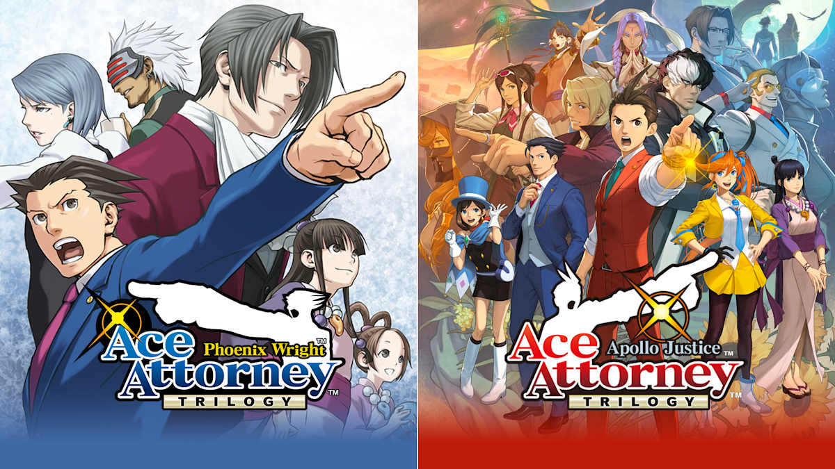 Ace Attorney Anthology key art, Switch
