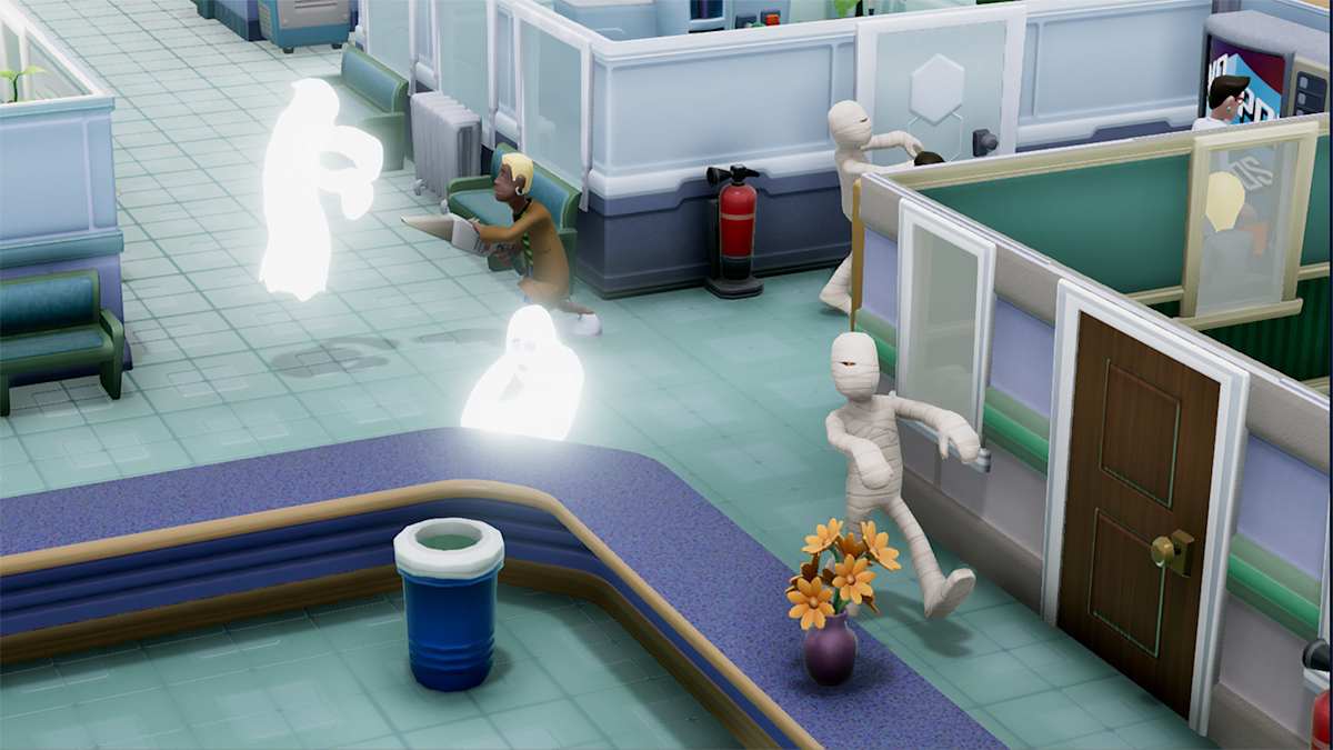 Two Point Hospital: Full Health Collection gameplay on Switch 2