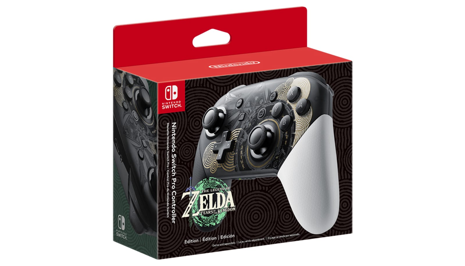Zelda Pro Controller - Nintendo - Legend of Zelda Tears of the Kingdom TOTK Switch