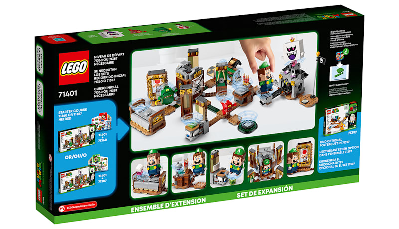 specifikation Eller senere punkt LEGO® Super Mario™ Luigi's Mansion™ Haunt-and-Seek Expansion Set -  Merchandise - Nintendo Official Site