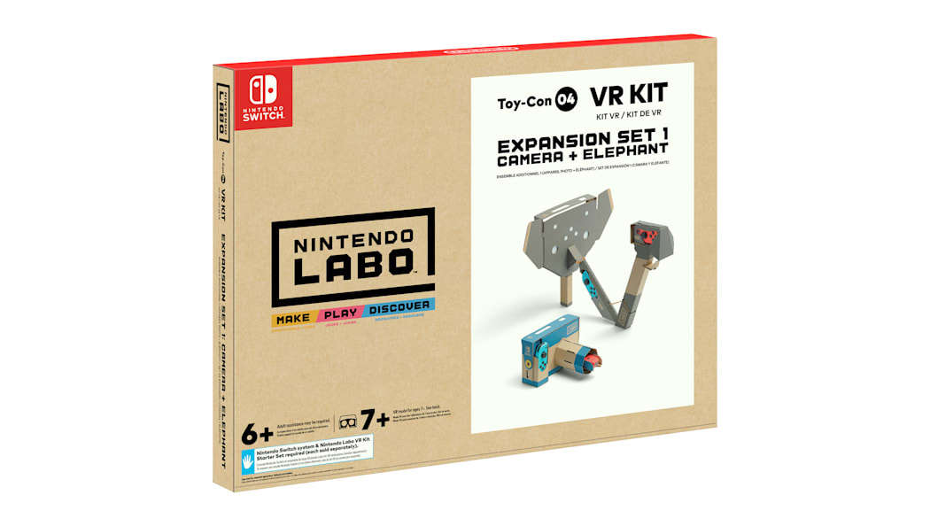 Nintendo Labo Toy-Con 04: VR Kit - Expansion Set 1 – Camera + Elephant