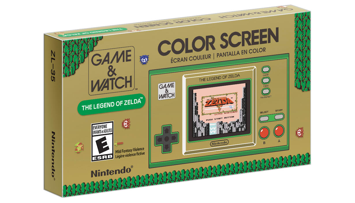 nintendo game & watch the legend of zelda g r