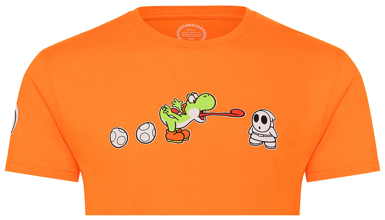 Mushroom Kingdom Collection Yoshi & Shy Guy TShirt L Nintendo