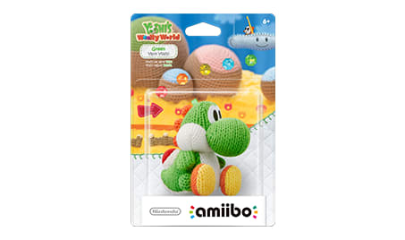 Yoshi de laine vert | amiibo | Yoshi's Woolly World Collection
