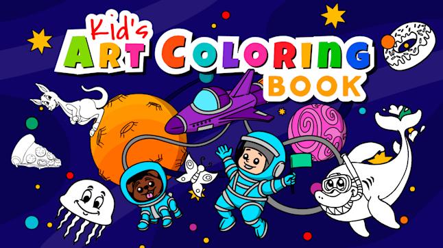 Kid's Art Coloring Book